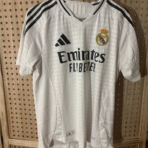 Adidas Real Madrid White and Black Jersey
